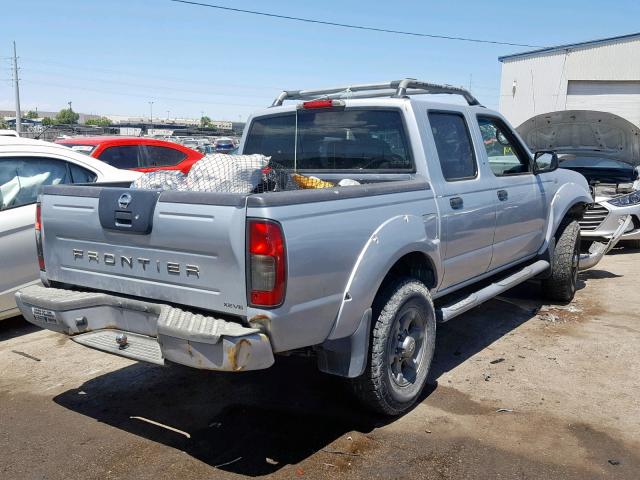 1N6ED27T83C415508 - 2003 NISSAN FRONTIER C SILVER photo 4