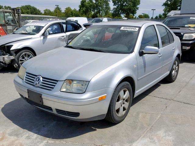 3VWSK69M33M060493 - 2003 VOLKSWAGEN JETTA GLS SILVER photo 2