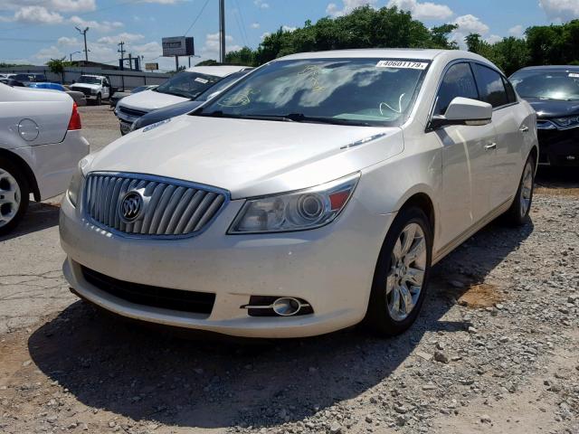 1G4GE5GV2AF304214 - 2010 BUICK LACROSSE C WHITE photo 2