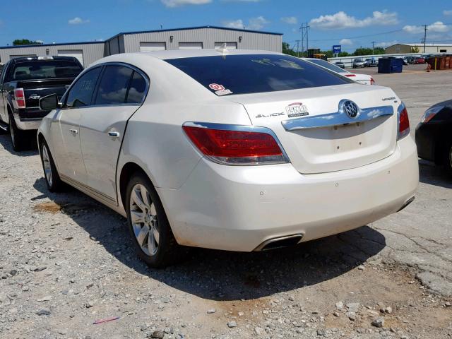 1G4GE5GV2AF304214 - 2010 BUICK LACROSSE C WHITE photo 3