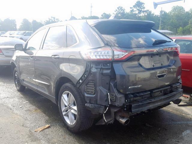 2FMPK3J99GBB27826 - 2016 FORD EDGE SEL CHARCOAL photo 3