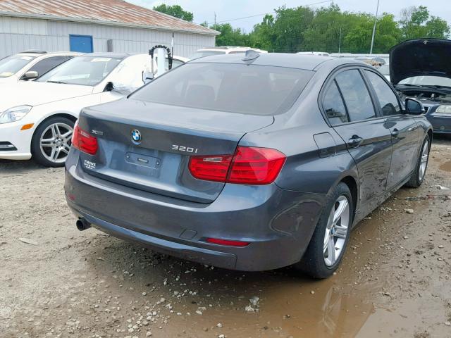 WBA3C3C52EF983634 - 2014 BMW 320 I GRAY photo 4
