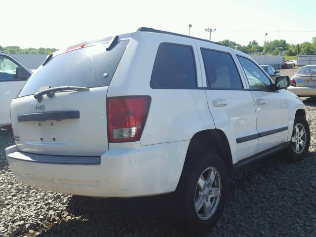 1J8GR48K07C603209 - 2007 JEEP GRAND CHER WHITE photo 4