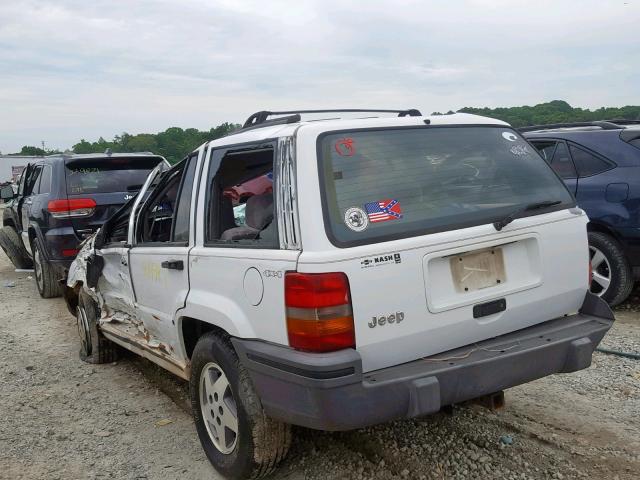 1J4GZ58S6RC175083 - 1994 JEEP GRAND CHER WHITE photo 3