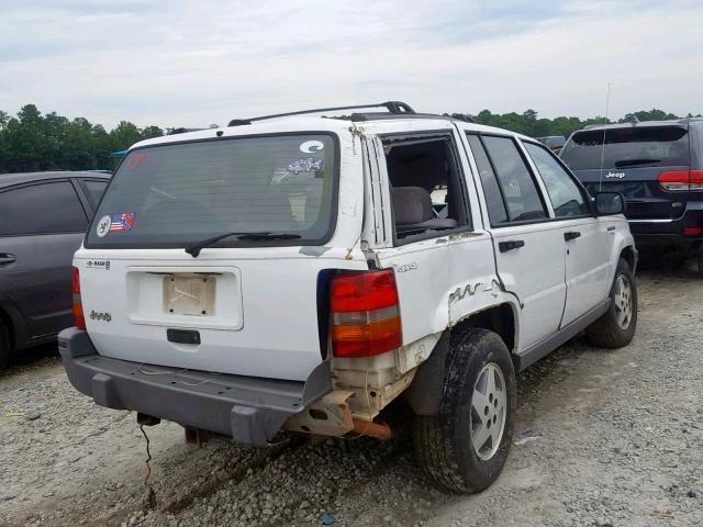 1J4GZ58S6RC175083 - 1994 JEEP GRAND CHER WHITE photo 4