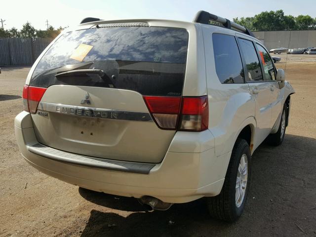 4A4JN2AS1AE002841 - 2010 MITSUBISHI ENDEAVOR L WHITE photo 4