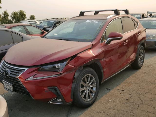 JTJYARBZ3J2101455 - 2018 LEXUS NX 200T RED photo 2