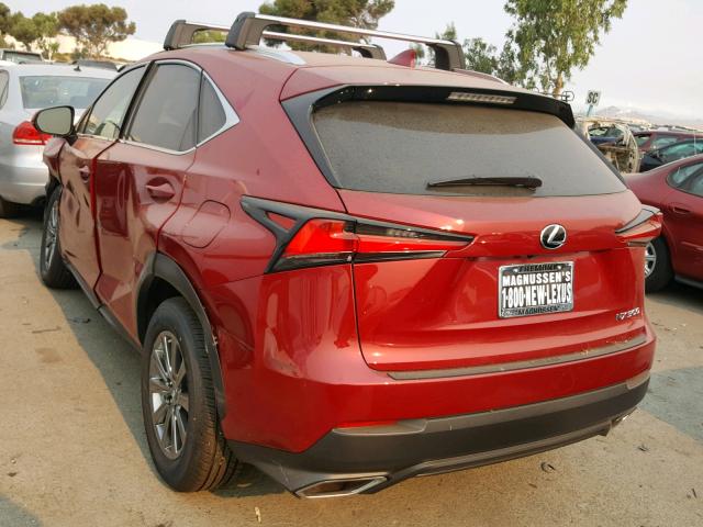 JTJYARBZ3J2101455 - 2018 LEXUS NX 200T RED photo 3