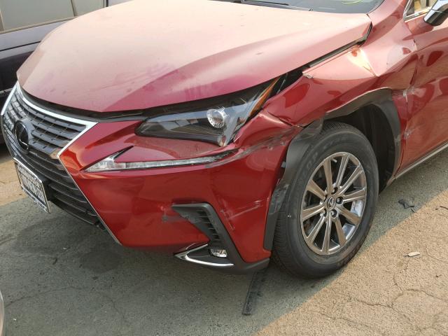 JTJYARBZ3J2101455 - 2018 LEXUS NX 200T RED photo 9