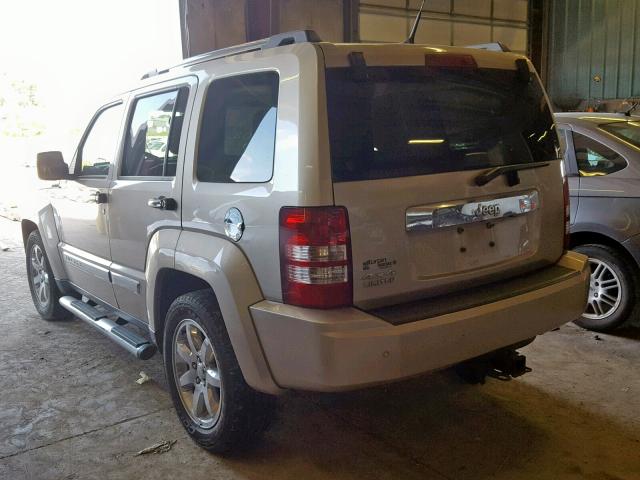 1J4PN5GK1BW520786 - 2011 JEEP LIBERTY LI GOLD photo 3