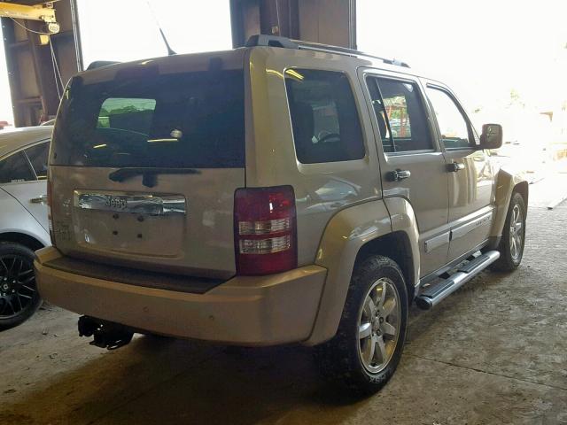 1J4PN5GK1BW520786 - 2011 JEEP LIBERTY LI GOLD photo 4