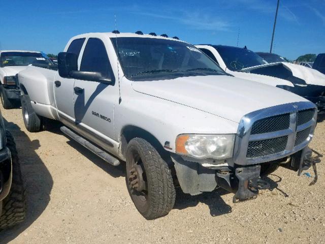 3D7MR48C85G743379 - 2005 DODGE RAM 3500 S WHITE photo 1