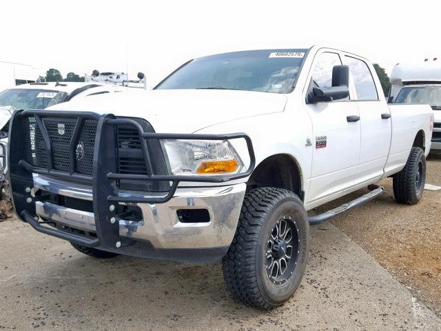 3C6UD5HL1CG129731 - 2012 DODGE RAM 2500 S თეთრი ფოტო 2