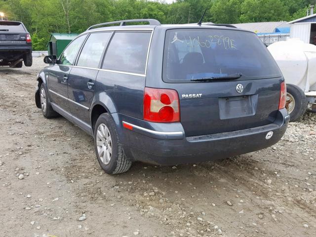 WVWVD63B93E210596 - 2003 VOLKSWAGEN PASSAT GLS BLUE photo 3