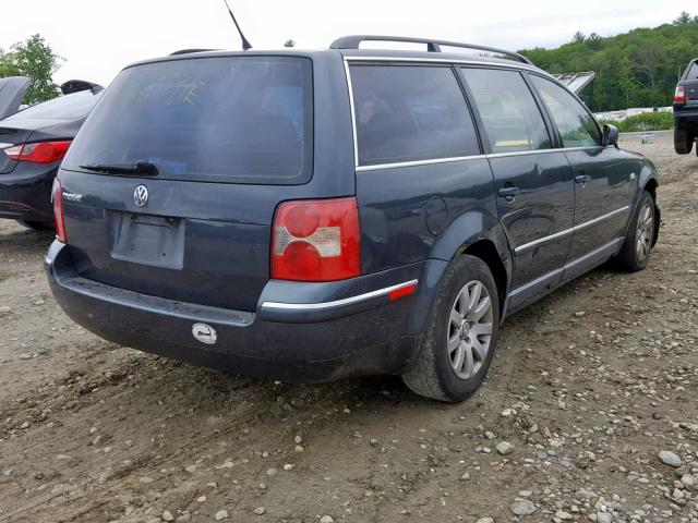 WVWVD63B93E210596 - 2003 VOLKSWAGEN PASSAT GLS BLUE photo 4