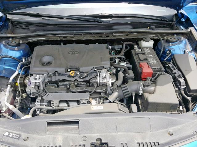 4T1B11HK5JU039626 - 2018 TOYOTA CAMRY LE BLUE photo 7