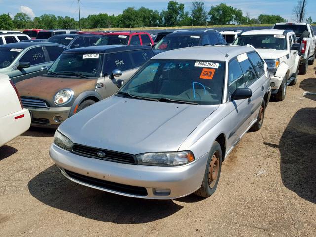 4S3BK6355S7343197 - 1995 SUBARU LEGACY L SILVER photo 2