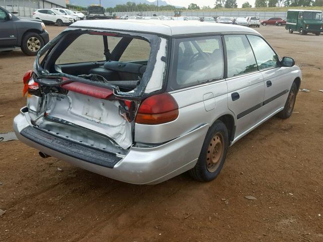 4S3BK6355S7343197 - 1995 SUBARU LEGACY L SILVER photo 4