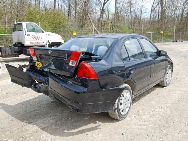 1HGES16574L012676 - 2004 HONDA CIVIC BLACK photo 4