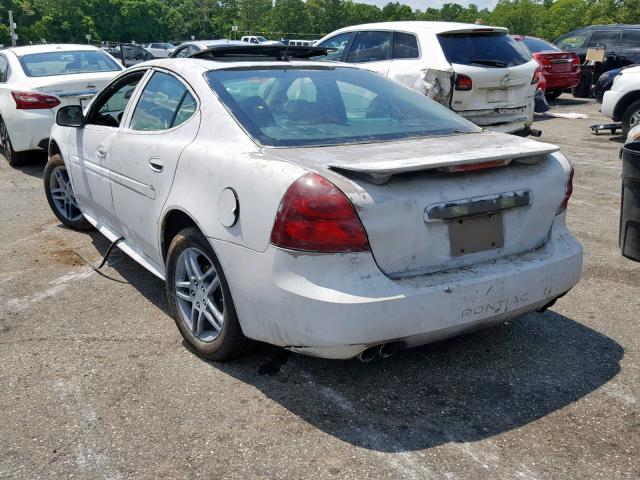 2G2WR584261291543 - 2006 PONTIAC GRAND PRIX WHITE photo 3
