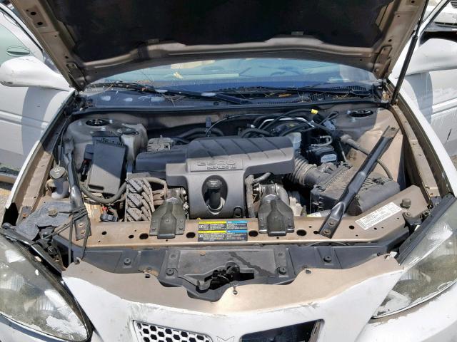 2G2WR584261291543 - 2006 PONTIAC GRAND PRIX WHITE photo 7