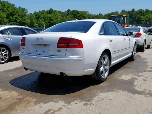 WAUMV94E59N007519 - 2009 AUDI A8 L QUATT WHITE photo 4