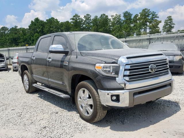 5TFGY5F19JX243836 - 2018 TOYOTA TUNDRA CRE BLACK photo 1