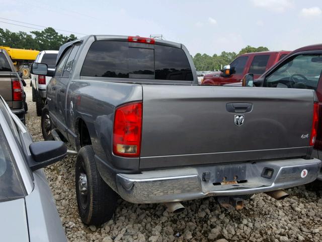 3D7KS28D86G205307 - 2006 DODGE RAM 2500 S GRAY photo 3