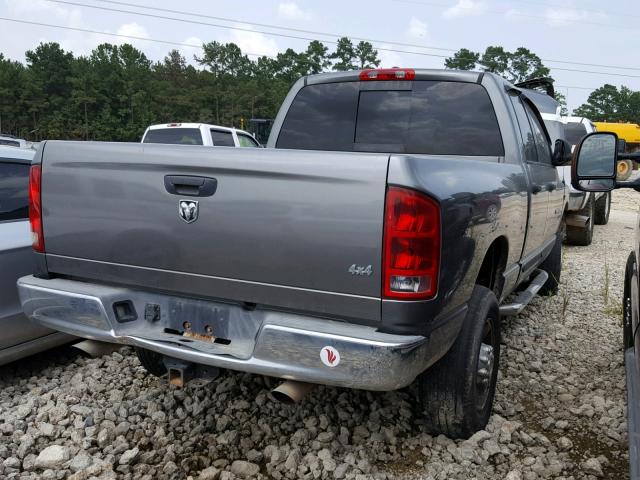 3D7KS28D86G205307 - 2006 DODGE RAM 2500 S GRAY photo 4