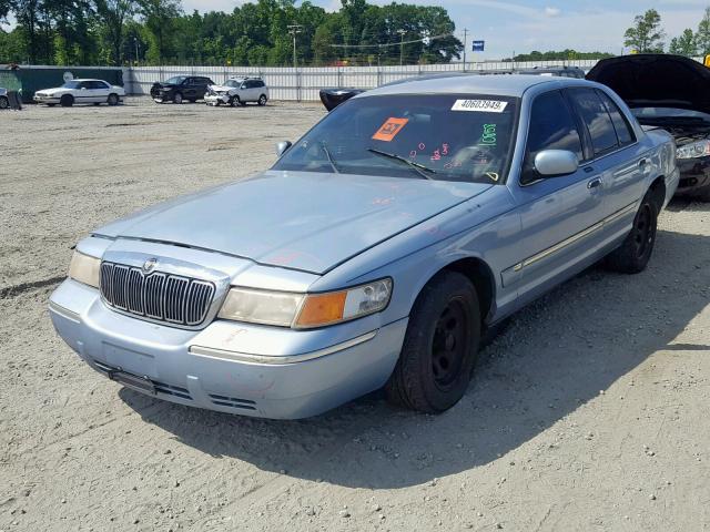 2MEFM74W3YX624389 - 2000 MERCURY GRAND MARQ BLUE photo 2