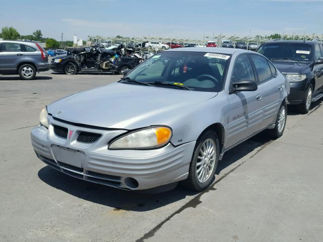 1G2NE52E4XM708675 - 1999 PONTIAC GRAND AM S SILVER photo 2