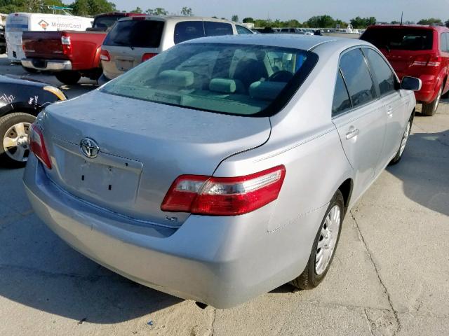 4T1BE46K17U636113 - 2007 TOYOTA CAMRY NEW SILVER photo 4