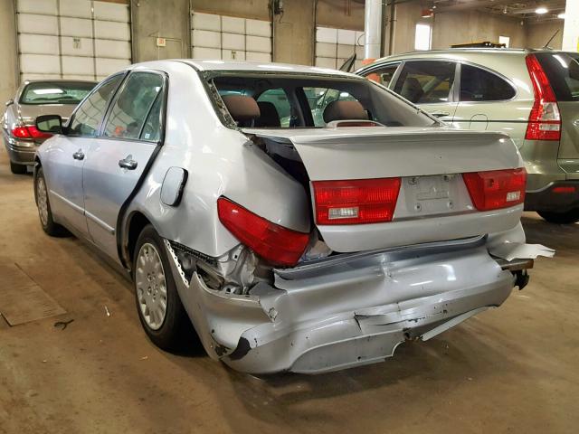 1HGCM56145A129831 - 2005 HONDA ACCORD DX SILVER photo 3