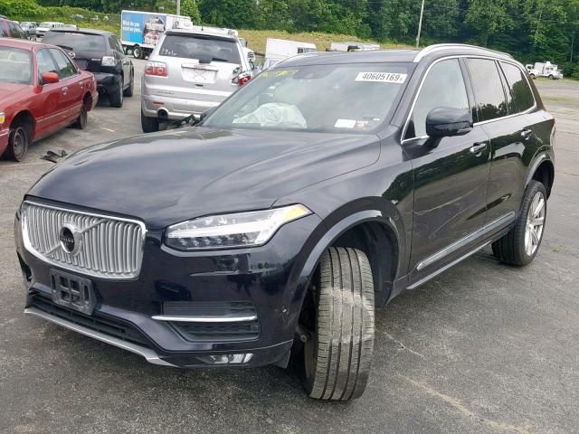 YV4A22PL0J1336394 - 2018 VOLVO XC90 T6 BLACK photo 2