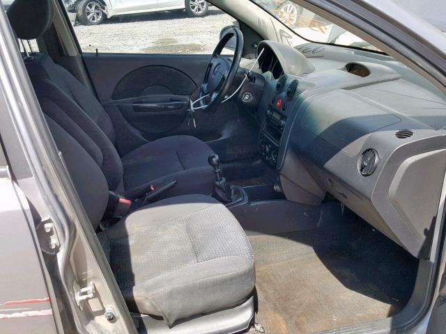 KL1TD66688B089369 - 2008 CHEVROLET AVEO BASE Boz foto 5