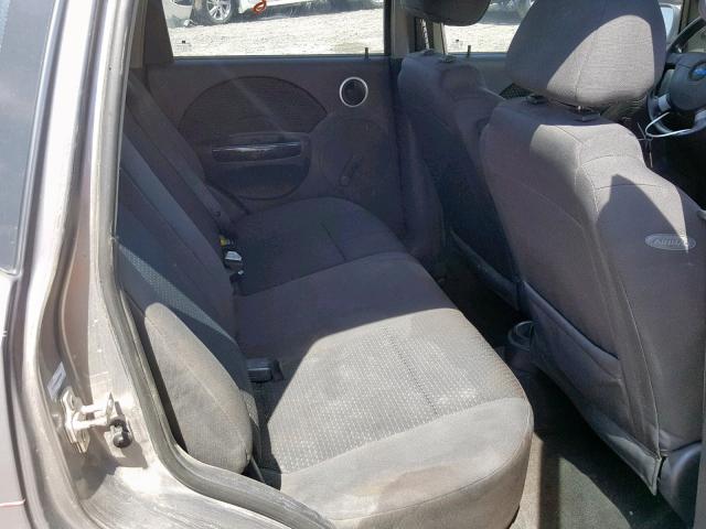 KL1TD66688B089369 - 2008 CHEVROLET AVEO BASE Boz foto 6
