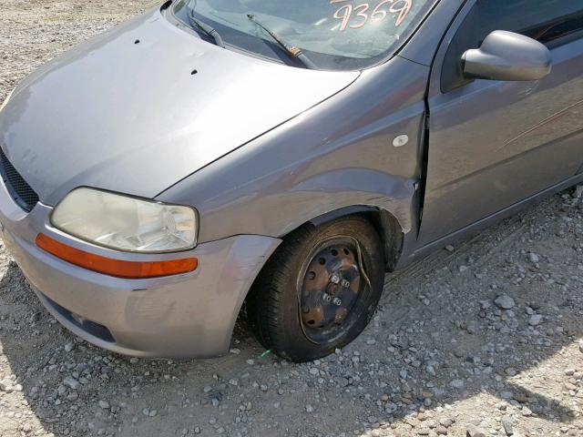 KL1TD66688B089369 - 2008 CHEVROLET AVEO BASE Boz foto 9