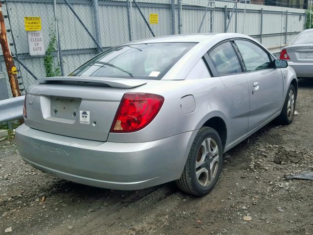 1G8AV12F43Z196189 - 2003 SATURN ION LEVEL SILVER photo 4