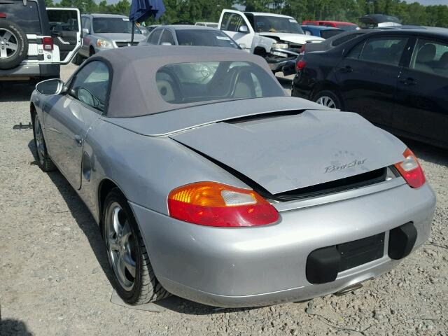 WP0CA29812U623816 - 2002 PORSCHE BOXSTER SILVER photo 3