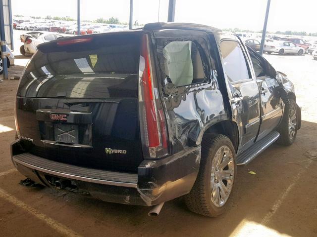 1GKUKGEJ9AR176021 - 2010 GMC YUKON DENA BLACK photo 4