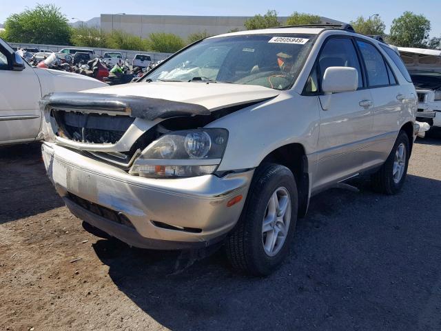 JT6HF10U9Y0163131 - 2000 LEXUS RX 300 WHITE photo 2