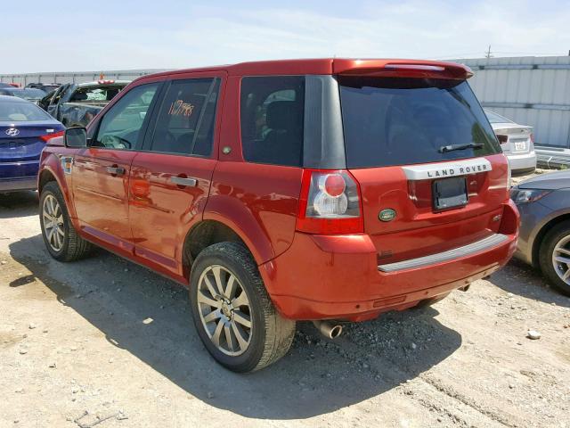 SALFR24NX8H086151 - 2008 LAND ROVER LR2 HSE RED photo 3