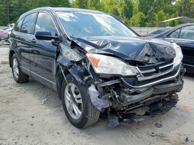 5J6RE3H74AL017518 - 2010 HONDA CR-V EXL BLACK photo 1