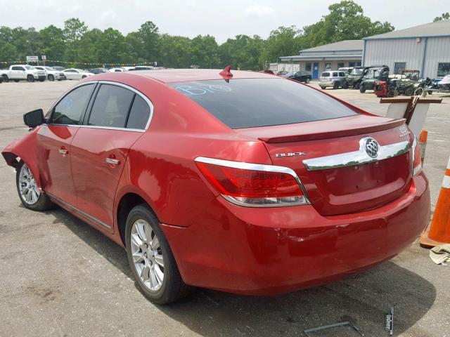 1G4GD5ER9CF273698 - 2012 BUICK LACROSSE P RED photo 3