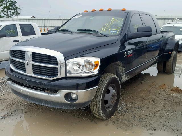 3D7MX49A57G807335 - 2007 DODGE RAM 3500 BLACK photo 2