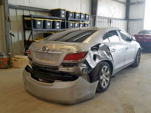 1G4GC5ED2BF306627 - 2011 BUICK LACROSSE C SILVER photo 4