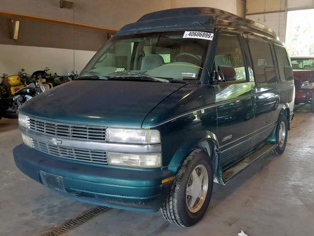 1GBDM19W2YB216911 - 2000 CHEVROLET ASTRO GREEN photo 2