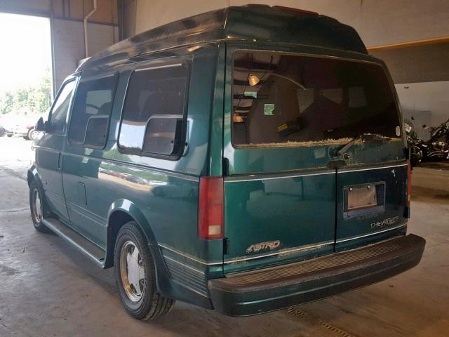 1GBDM19W2YB216911 - 2000 CHEVROLET ASTRO GREEN photo 3