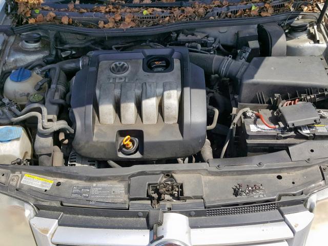 WVWSR61J95W027873 - 2005 VOLKSWAGEN JETTA GLS SILVER photo 7