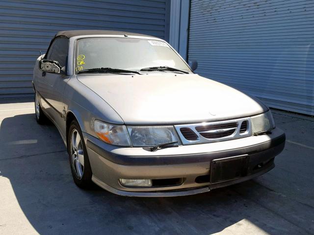 YS3DF75K327014254 - 2002 SAAB 9-3 SE GRAY photo 1